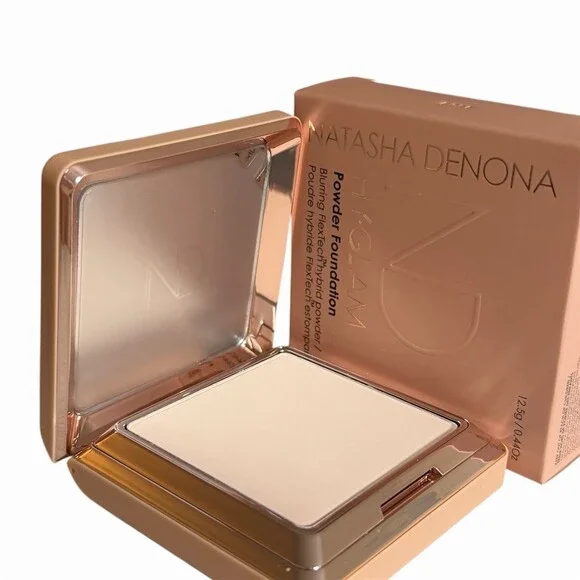 Natasha Denona HY-GLAM Powder Foundation Blurring Refillable Compact RN1 - Picture 1 of 16
